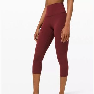 Maroon Lulu Leggings